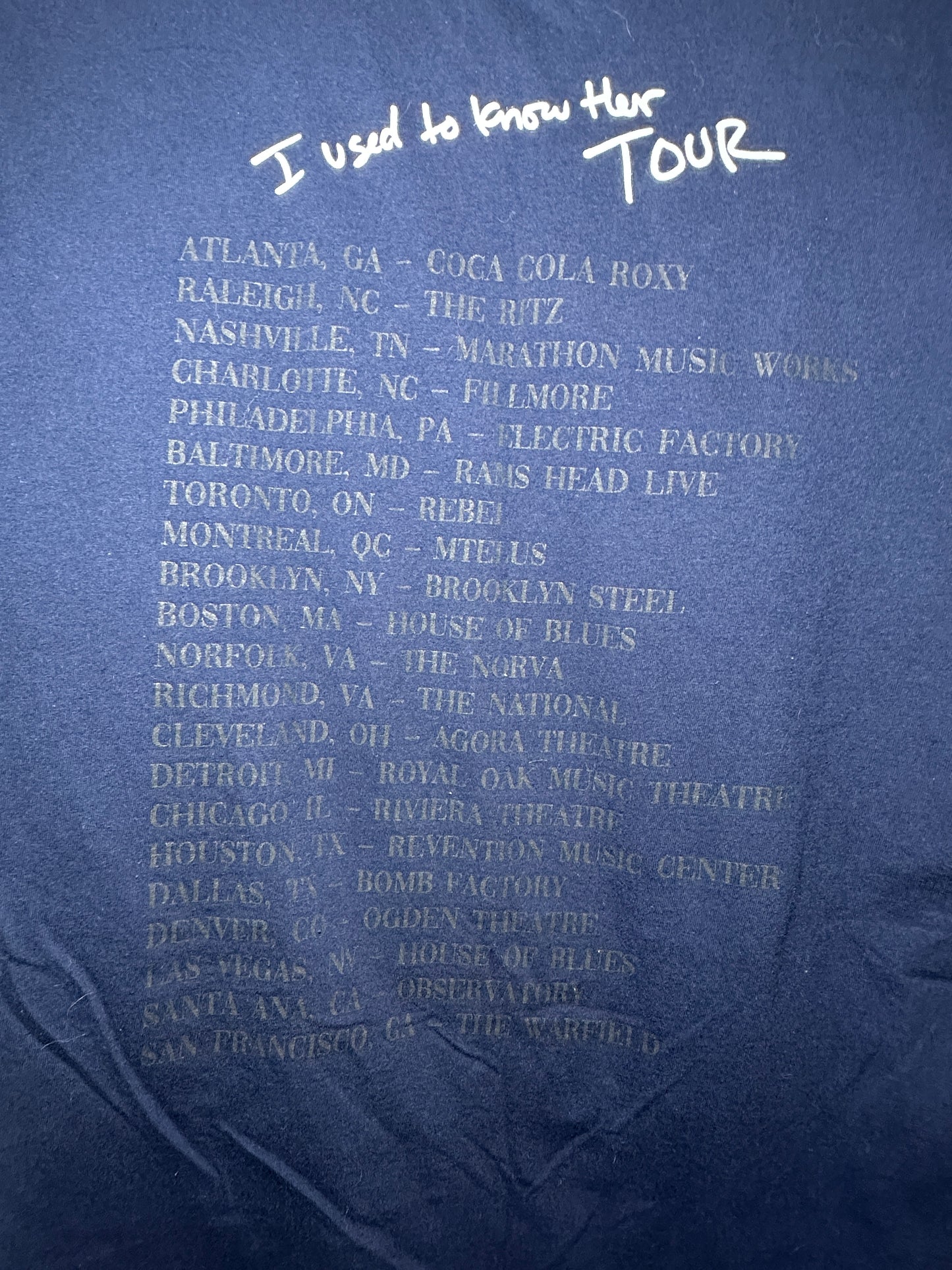 H.E.R. “I Used to Know Her” Tour Tee – 2018 | Medium Black R&B Shirt