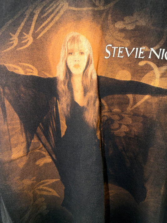Stevie Nicks 90s Tour Tee (Size L) – Vintage Black Graphic w/ Back Dates