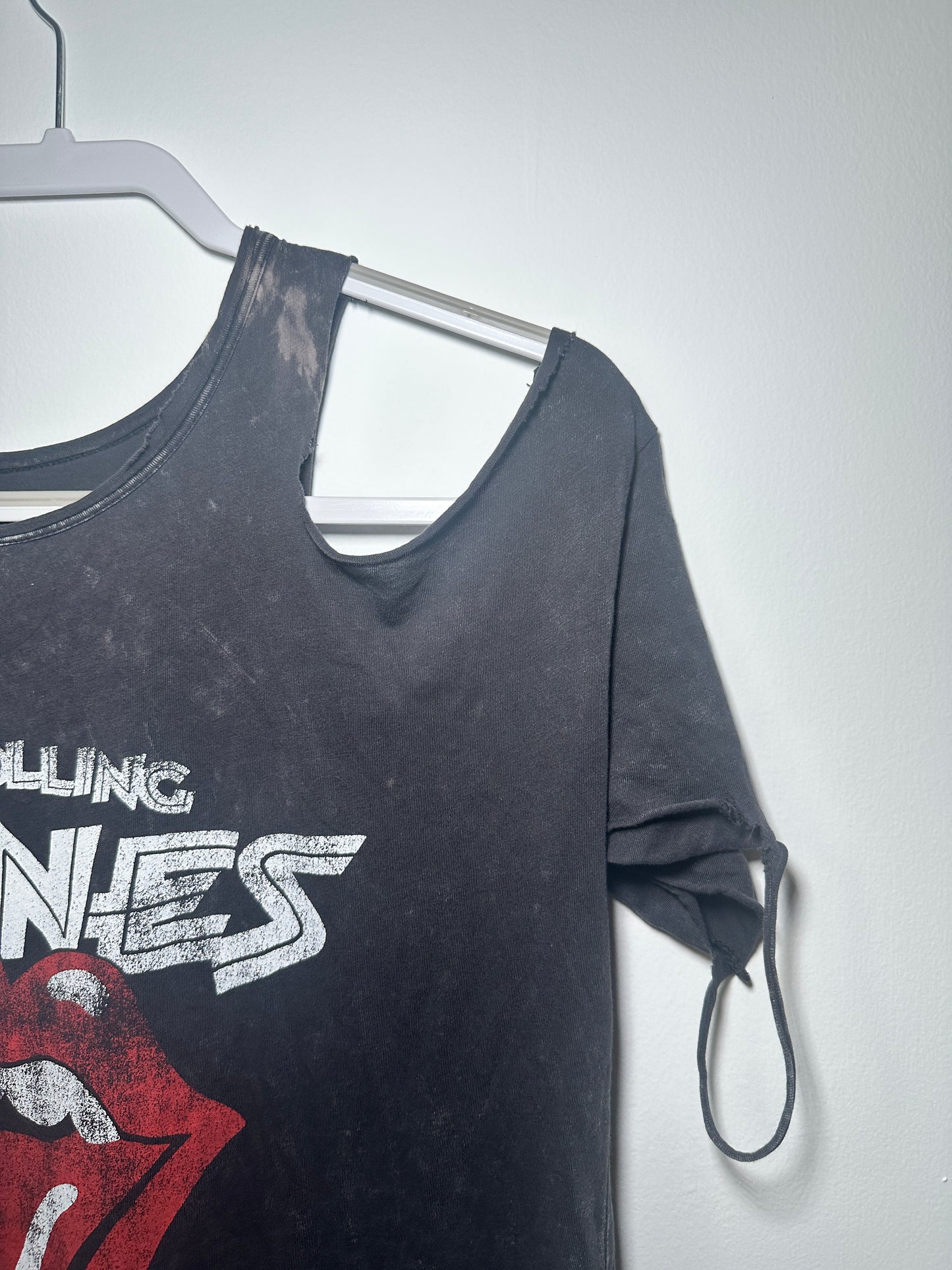 Upcycled Rolling Stones Vintage-Inspired U.S. Tour '78 Tee – Small | Graphic Cotton T-Shirt