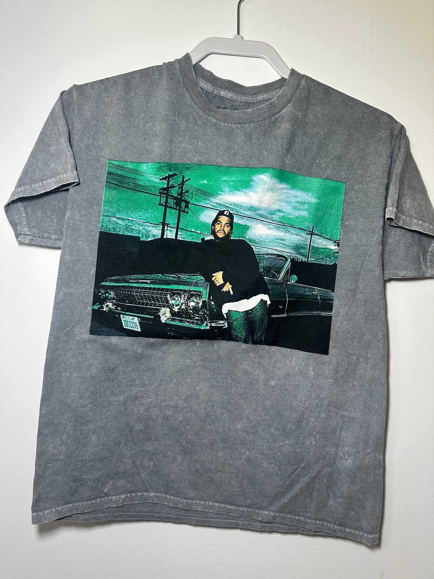 Ice Cube “Boyz n the Hood” Graphic Tee – 90s | Medium Grey Hip-Hop / Movie Shirt