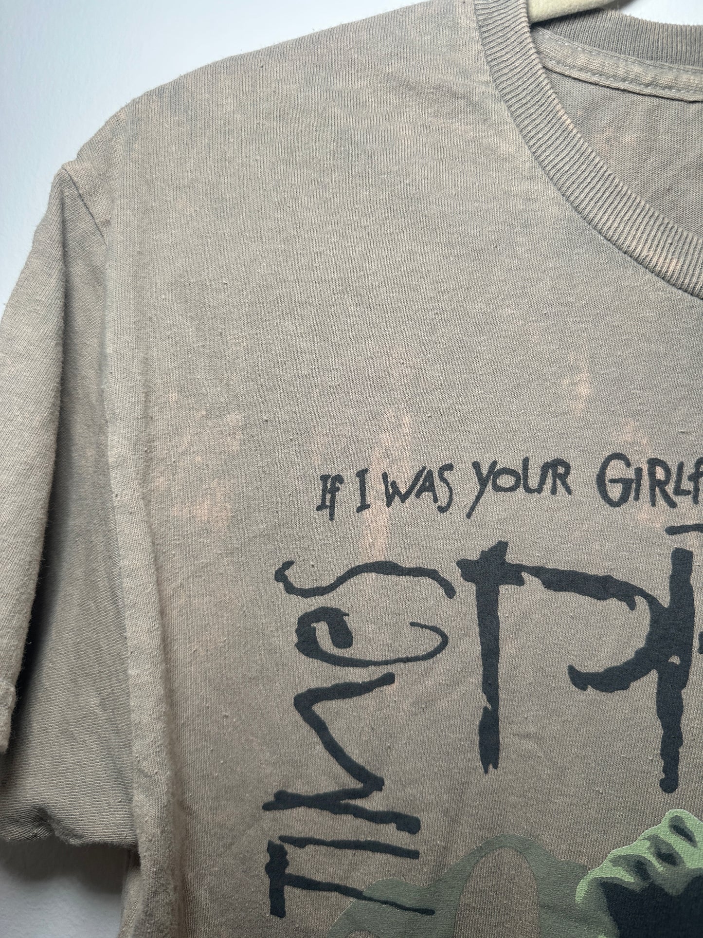 Prince “Adore” Graphic Tee – Small Tan Pop / R&B Shirt