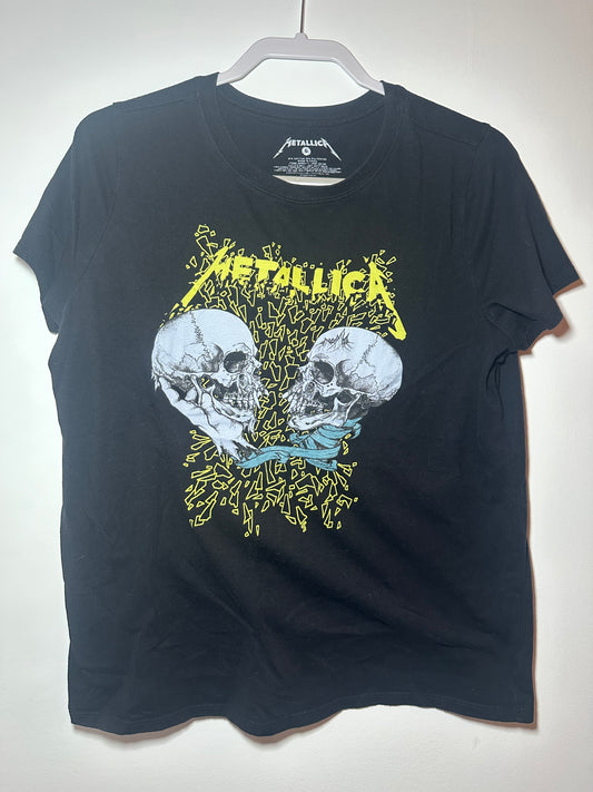 Metallica “Sad But True” Skull Graphic Tee – 2023 | Black Classic Rock Shirt