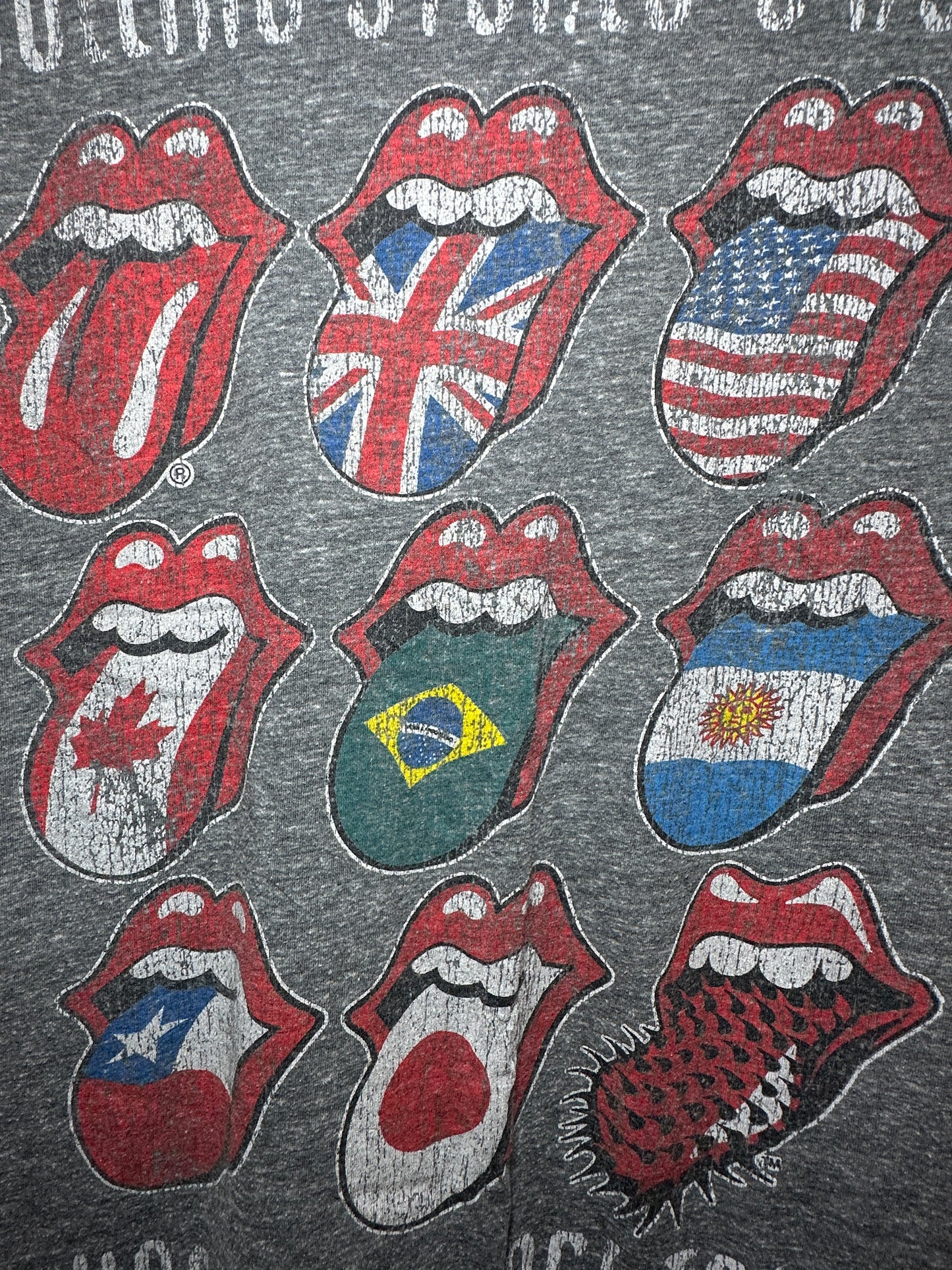 Rolling Stones “Voodoo Lounge Tongues” 1994-1995 Tour Tee – Medium | Black Rock Concert T-Shirt
