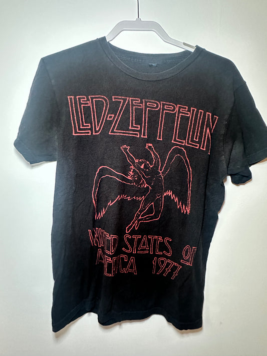 Led Zeppelin “Falling Icarus” 1977 USA Tour Graphic Tee – Black