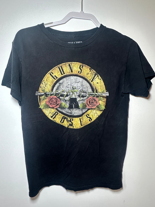 Guns N’ Roses Classic Logo T-Shirt – Black (Size Small)