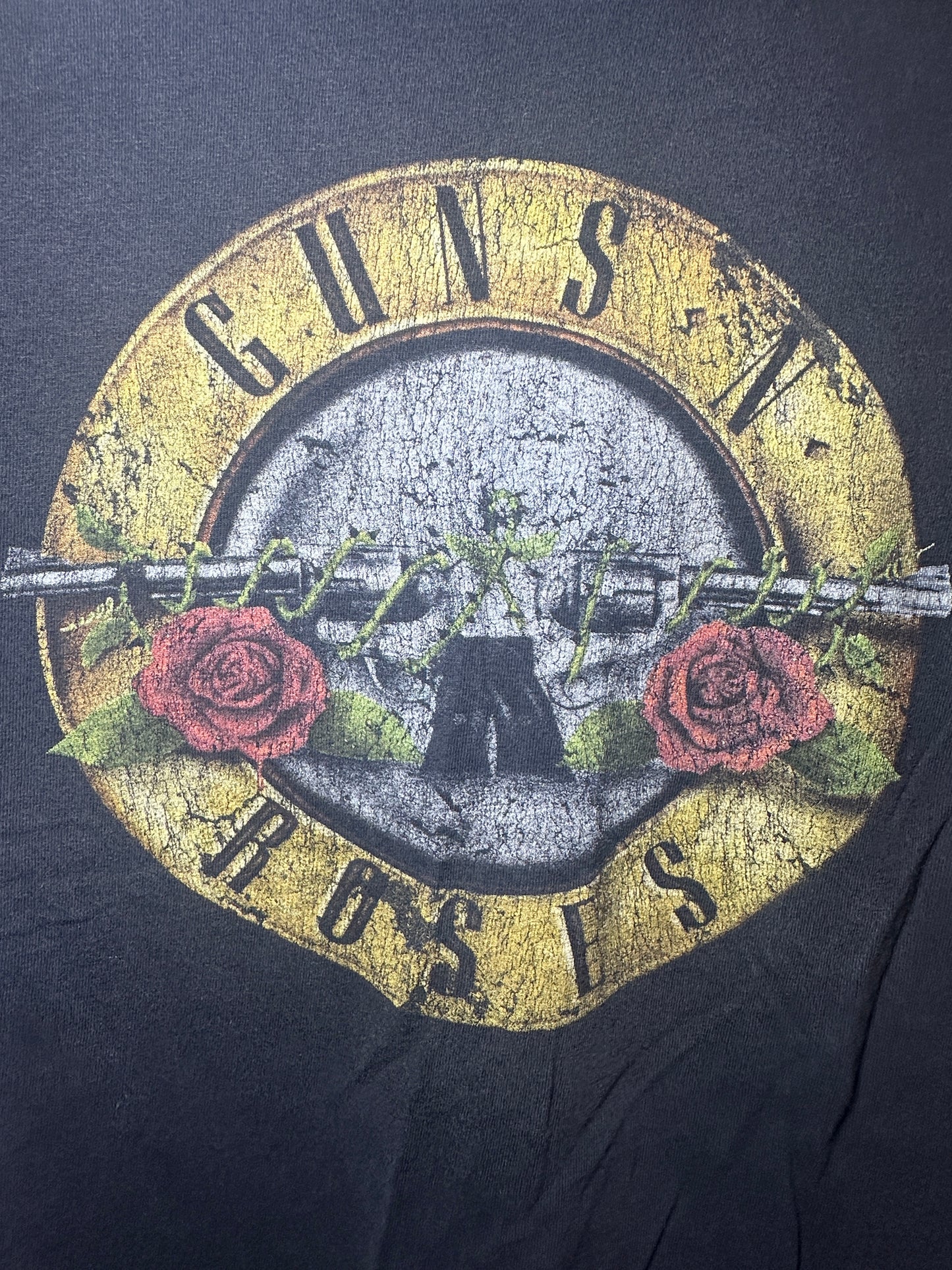 Guns N’ Roses Classic Logo T-Shirt – Black (Size Small)