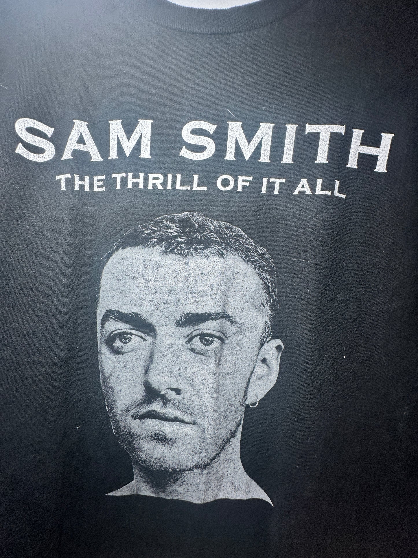 Sam Smith “The Thrill of It All” 2018 Tour Tee – Black | Medium Pop / Music Shirt