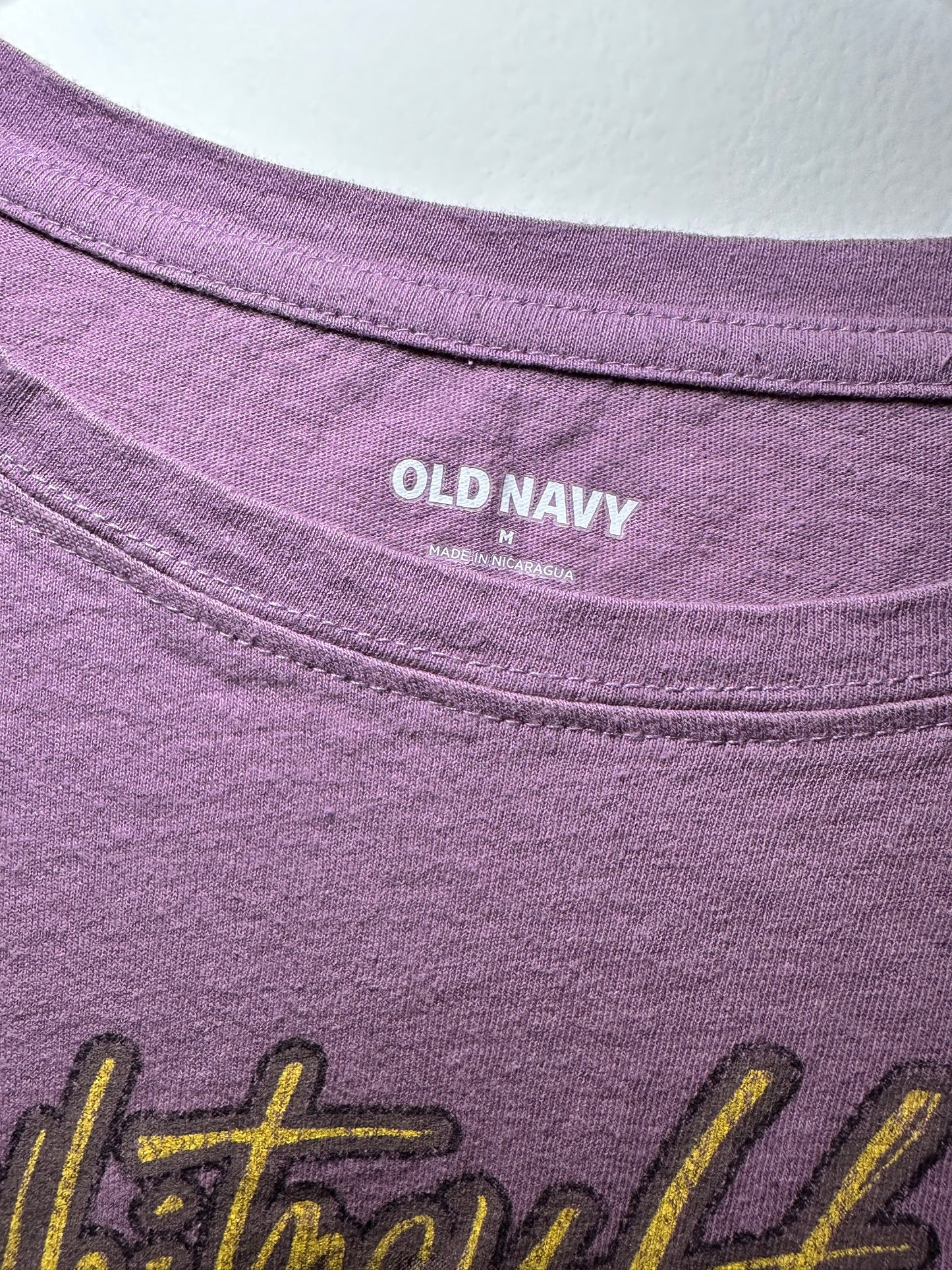 Whitney Houston “I’m Your Baby Tonight” Purple Crop Tee | Medium