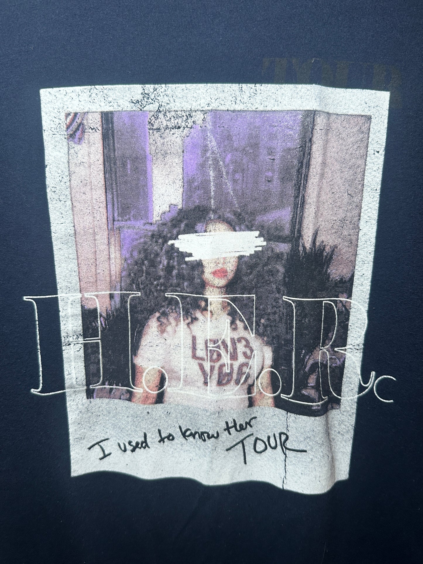 H.E.R. “I Used to Know Her” Tour Tee – 2018 | Medium Black R&B Shirt