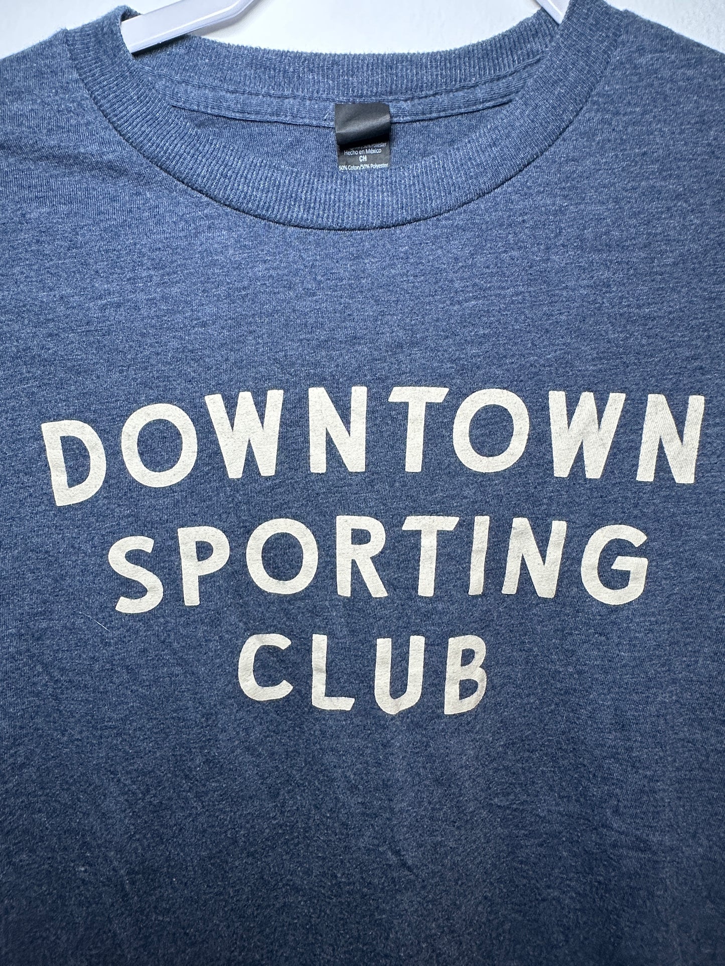Downtown Sporting Club Nashville Tee – Small | Navy Shirt
