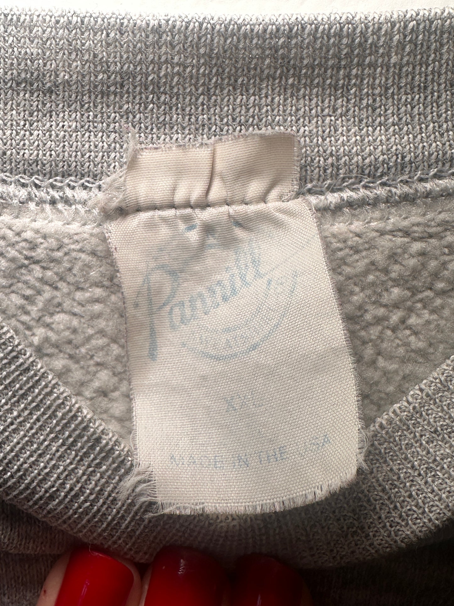 Sawyer Brown Vintage Embroidered Sweatshirt – Grey | Pink Script Logo