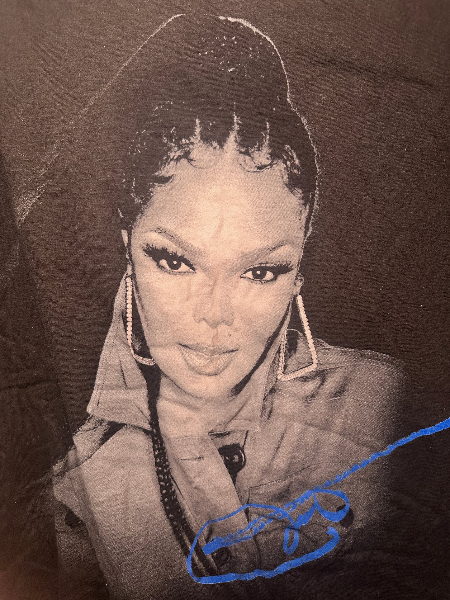 Janet Jackson 2023 Together Again Tour Tee – Large Black R&B / Pop Concert Shirt