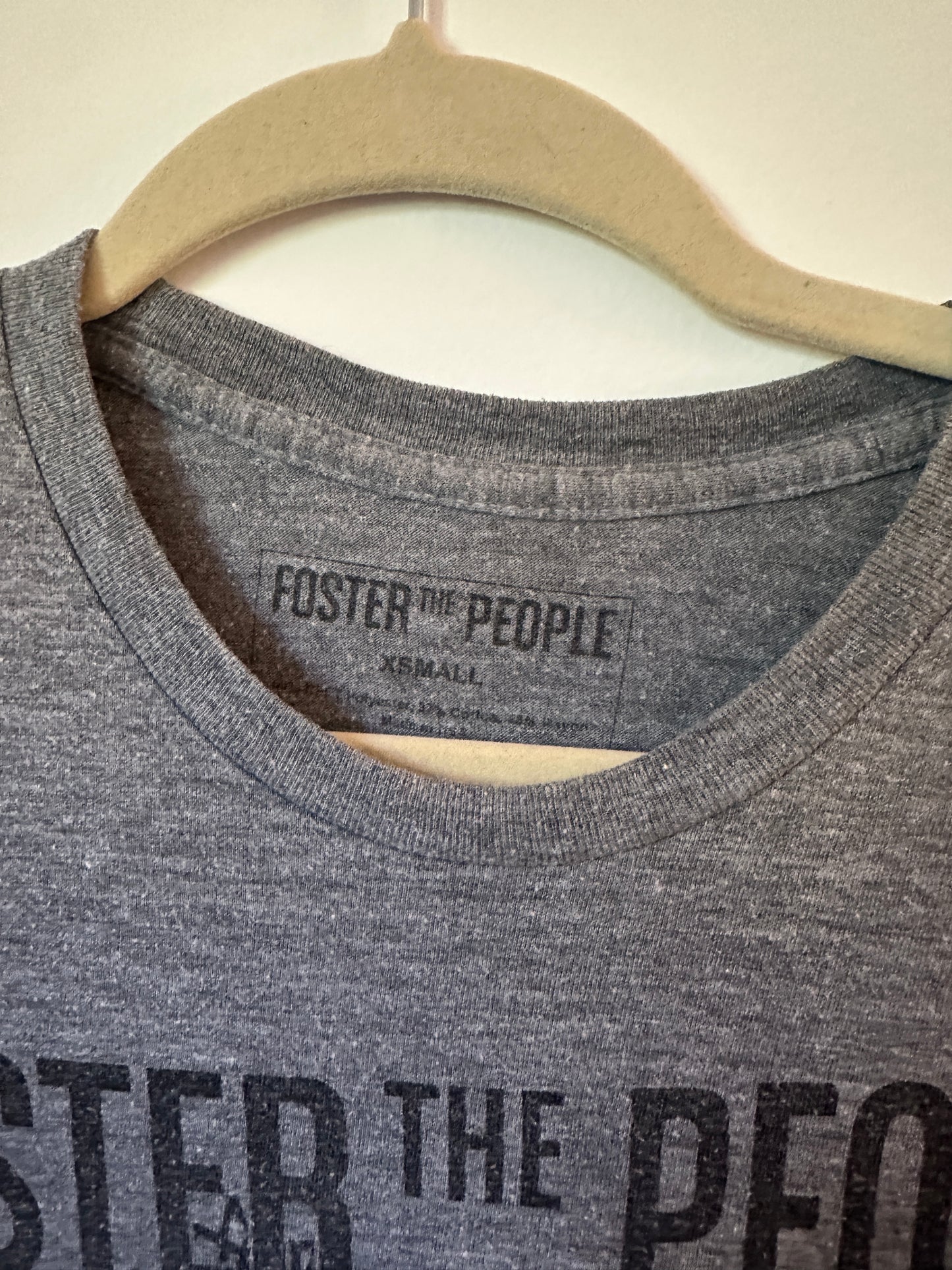 Foster the People “Coming of Age” Tour Tee – 2014 | Women’s XS Grey Indie Pop Shirt