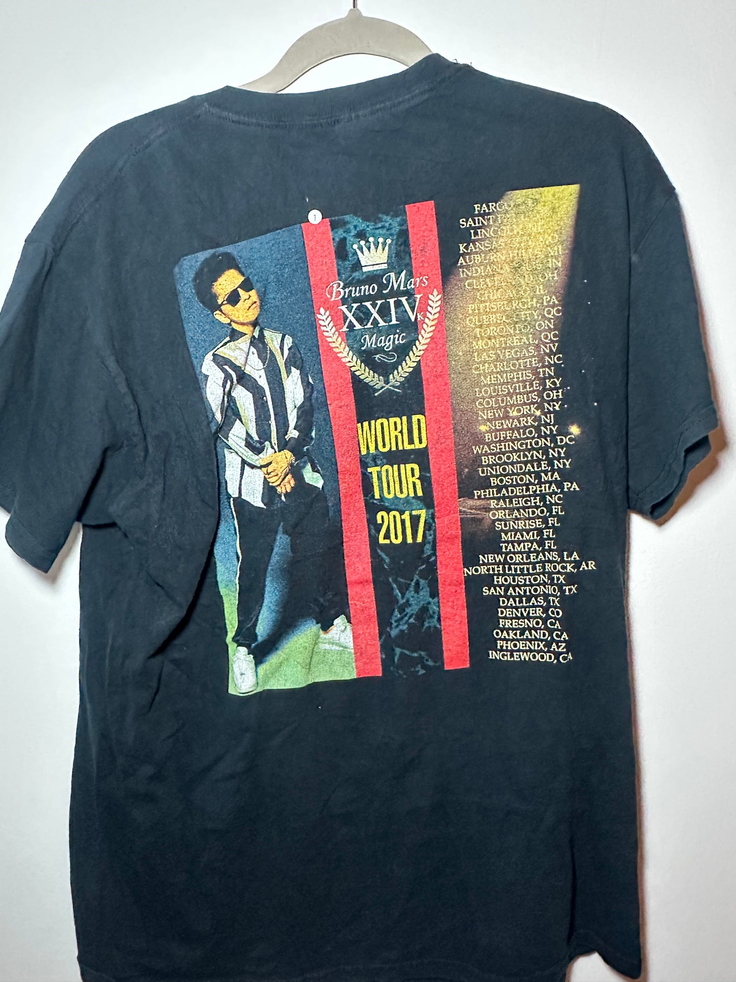 Bruno Mars – 24K Magic World Tour Concert Tee