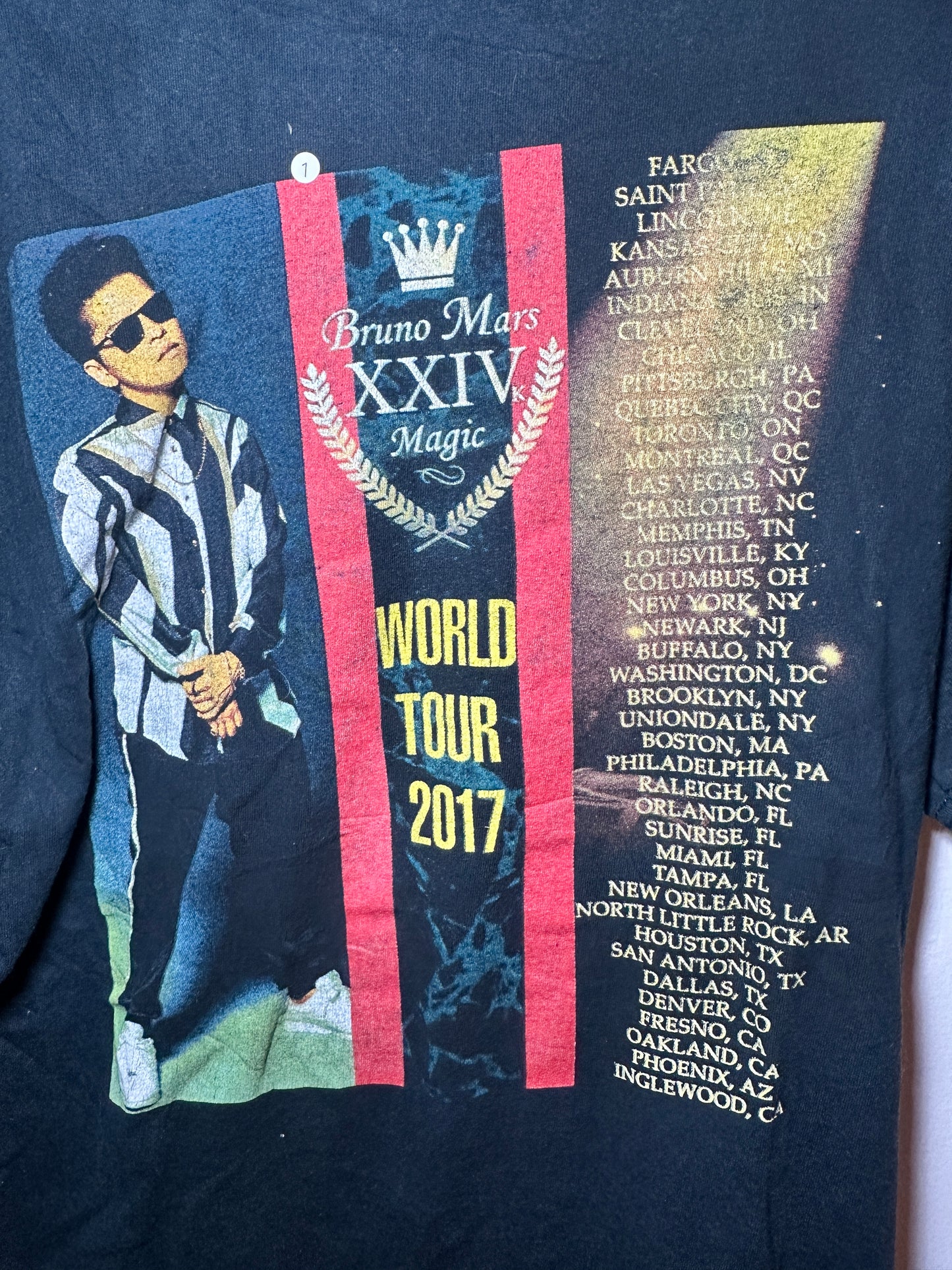 Bruno Mars – 24K Magic World Tour Concert Tee