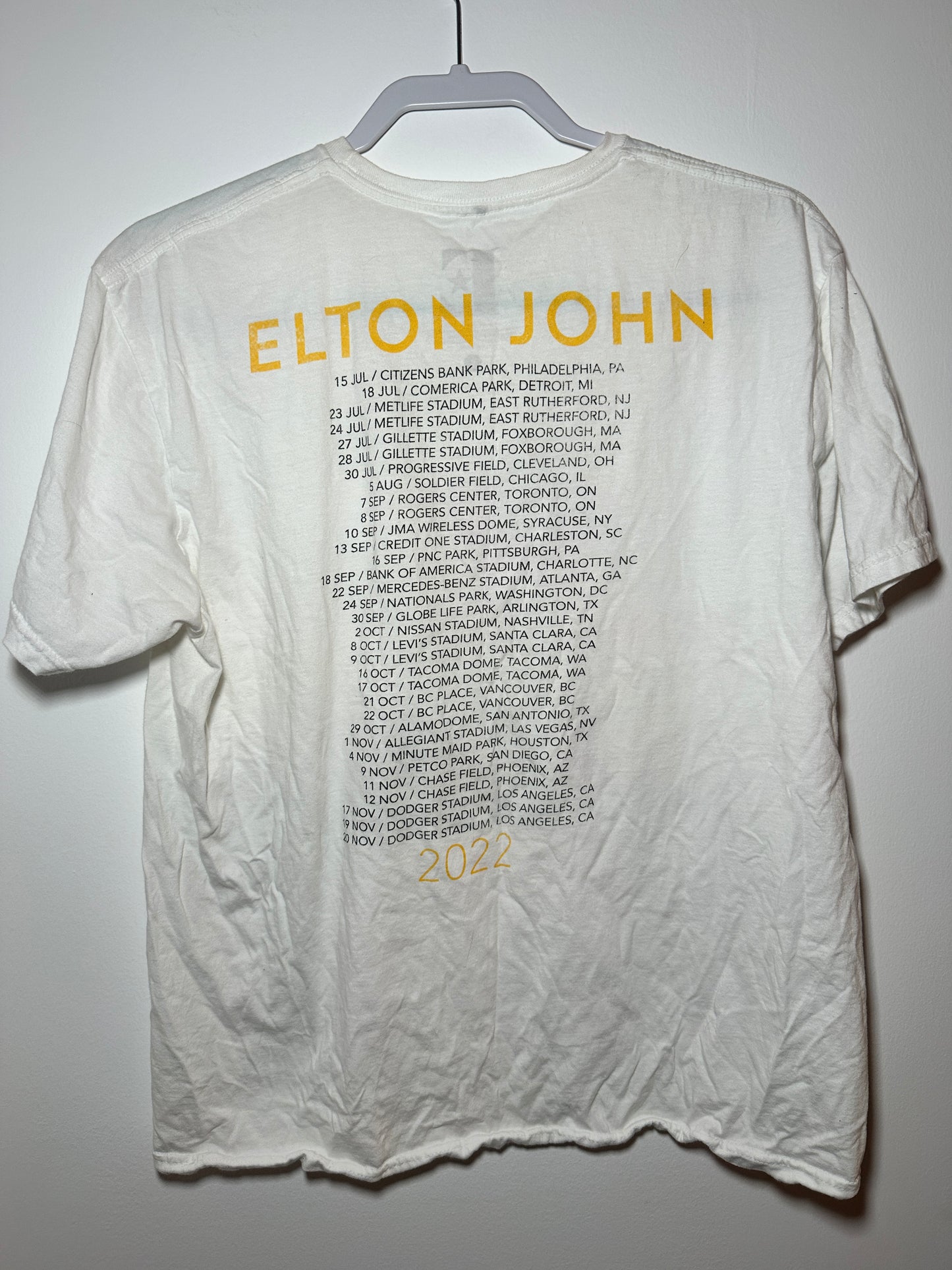 Elton John – Farewell Yellow Brick Road Tour Tee