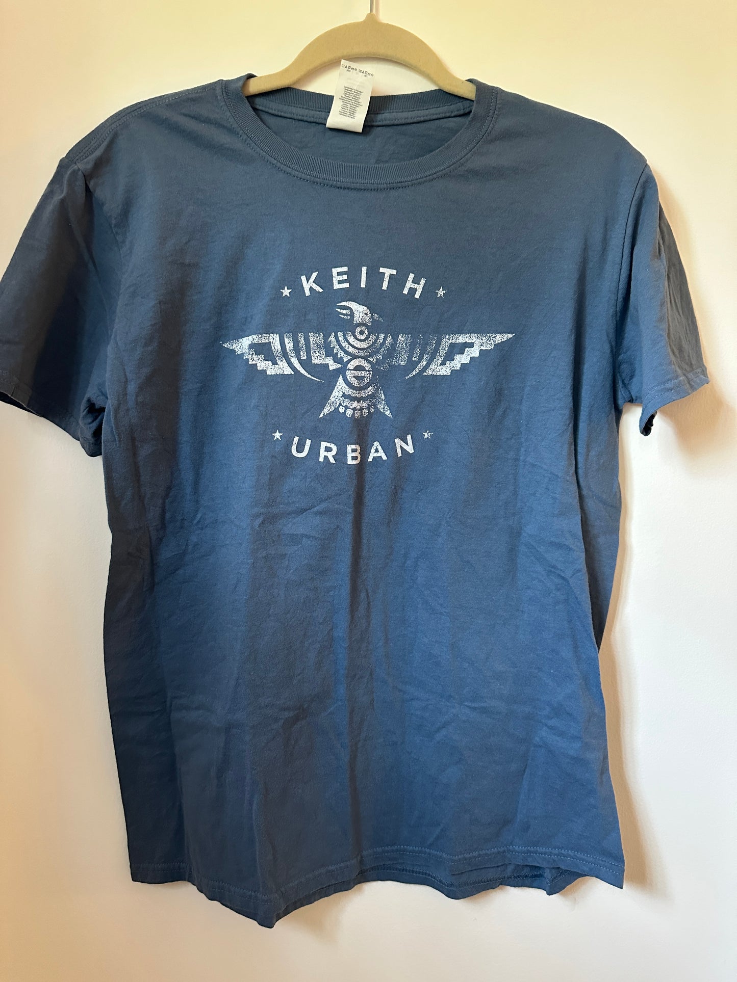Keith Urban Blue Logo Tee – Medium | Soft Country Music T-Shirt