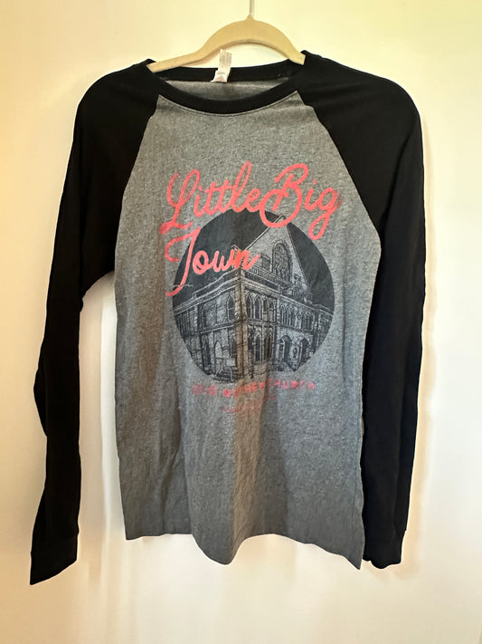Little Big Town x Ryman Auditorium Long-Sleeve Tee — Gray/Black (Size Small)