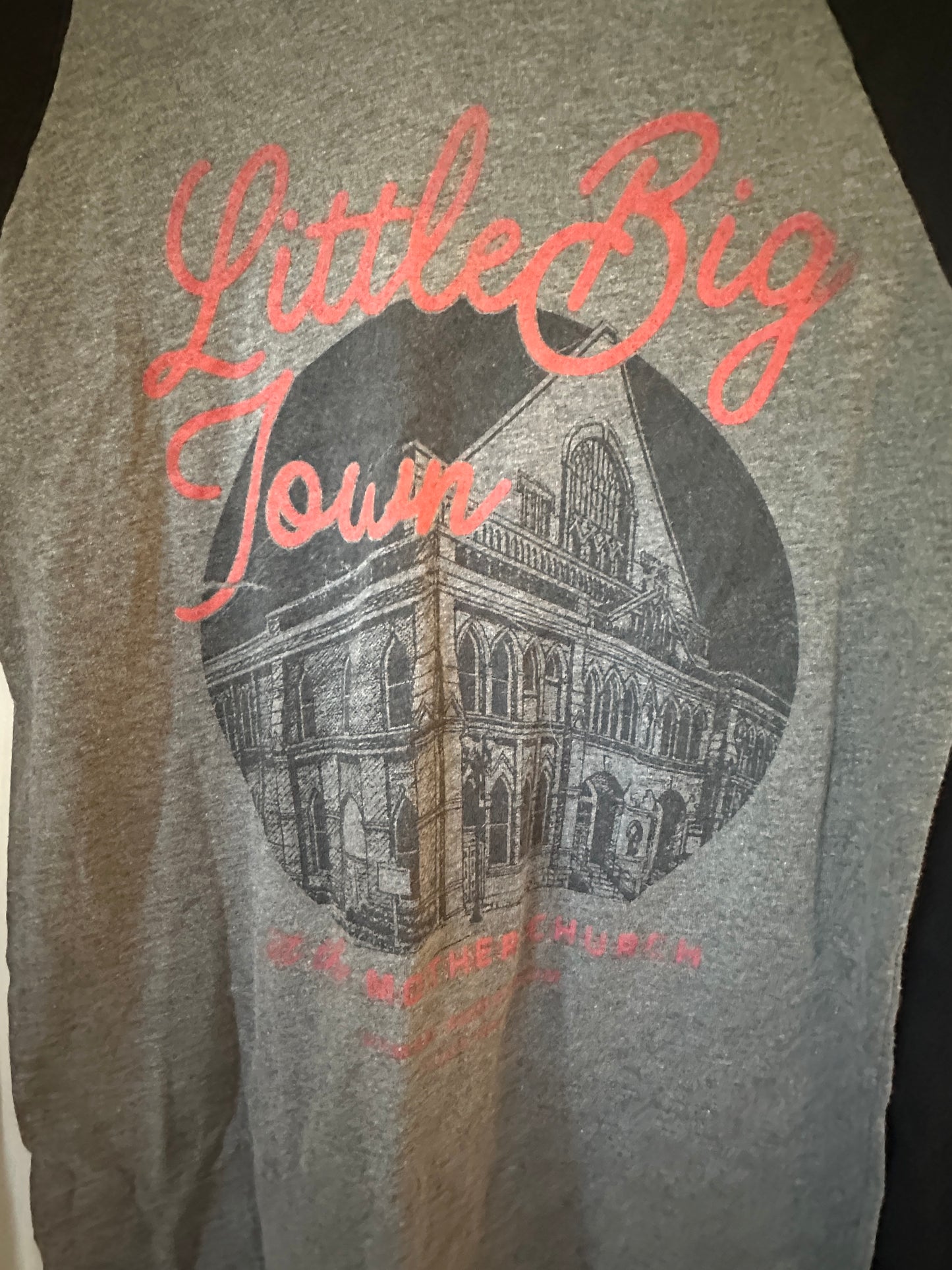 Little Big Town x Ryman Auditorium Long-Sleeve Tee — Gray/Black (Size Small)